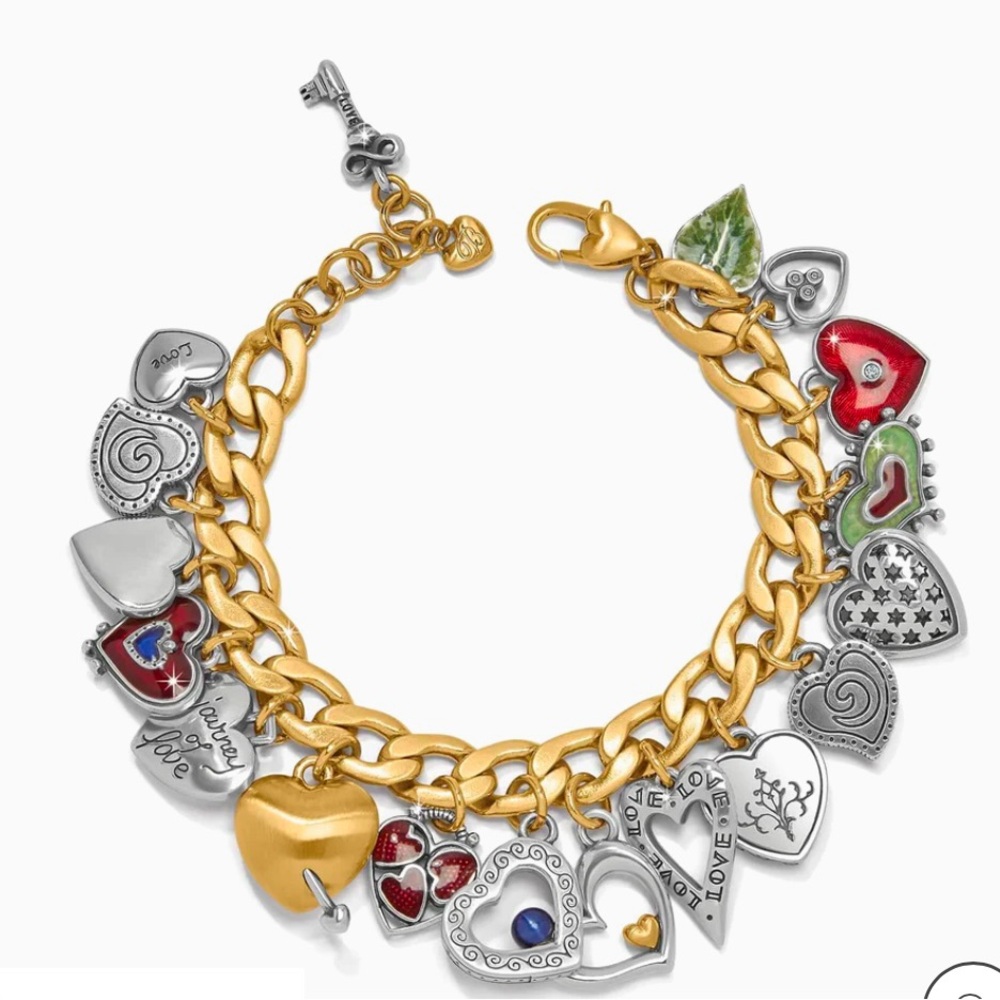 Brighton NWOT One Heart color bracelet - Picture 2 of 5